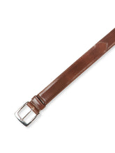 Mittelbrauner Cordovan-Gürtel von Kreis Ledermanufaktur – Ansicht 2