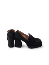 Schwarzer Velour-Pumps von Bibi Lou – Ansicht 2