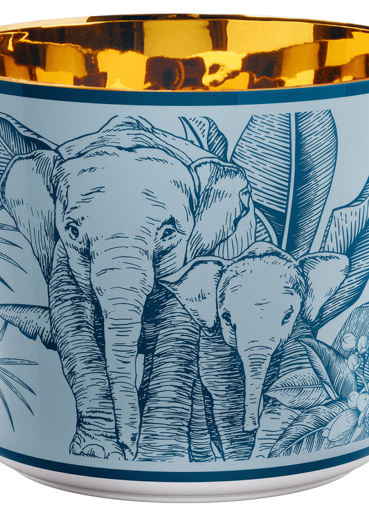 Champagnerbecher „Paraíso“ Hellblau von Sieger by Fürstenberg – Ansicht 2