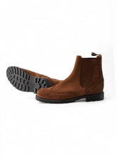 Cognacfarbene Velours-Stiefelette von Ludwig Reiter – Ansicht 2