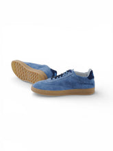 Azurblauer Velours-Sneaker von Soldini80 – Ansicht 2