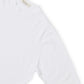 Weißes, gestricktes T-Shirt aus "Crepe-Cotton"