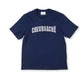 Dunkelblaues T-Shirt mit Schriftzug "coeursacré"