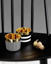 Champagnerbecher Ca' d'Oro Cross Stripes von Sieger by Fürstenberg – Ansicht 2