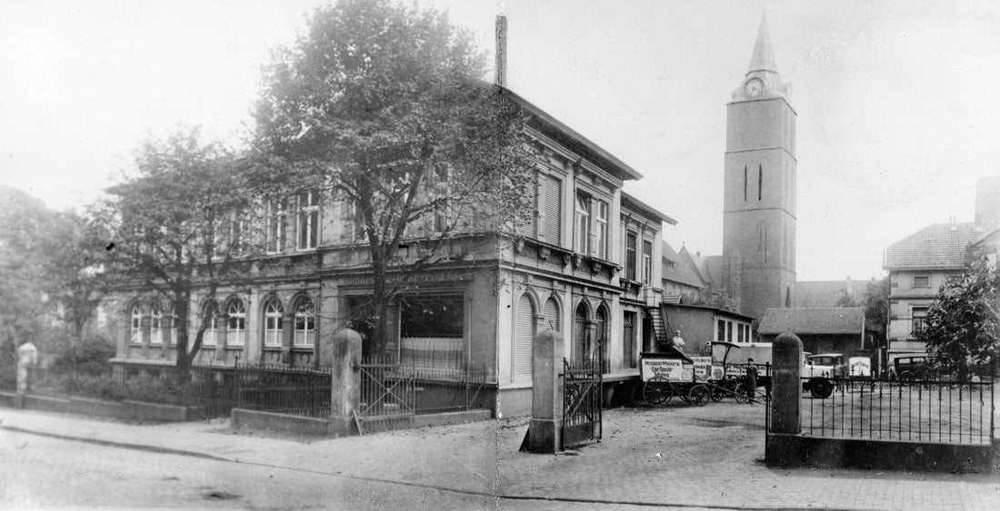 Die Mindener Molkerei an der Immanuelstraße – historische Aufnahme
