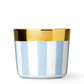 Champagnerbecher Stripe Blue von Sieger by Fürstenberg