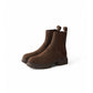 Dunkelbraune Stiefelette