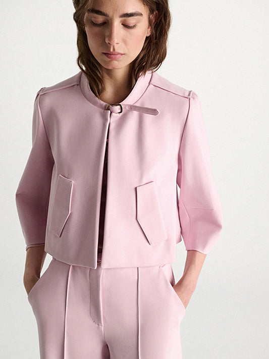 Rosafarbener Blazer von Dorothee Schumacher – Ansicht 3