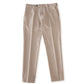 Sandfarbene Flanell-Chino