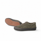 Stone Island Sneaker in Oliv mit Gummikappe und vulkanisierter Sohle