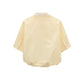 Gelbe Bluse mit Flower-Print