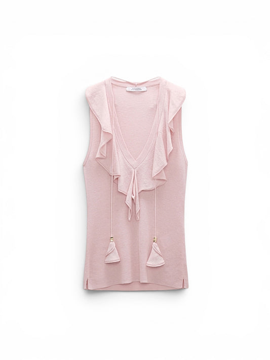 Rosafarbenes Strick-Top von Dorothee Schumacher