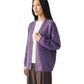 Lila Cardigan aus Wolle und Kaschmir