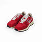 Roter Autry-Sneaker mit grauen Details "Reelwind"