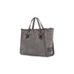 Graue Velours-Tasche