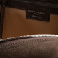 Dunkelbraune Velour-Tasche