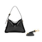 Schwarze Lackleder-Tasche