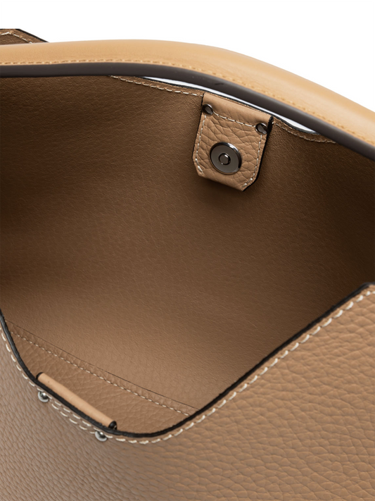 Camelfarbene Ledertasche von Gianni Chiarini – Ansicht 4