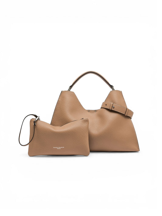 Camelfarbene Ledertasche von Gianni Chiarini