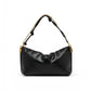 Schwarze Clutch mit goldenen Details