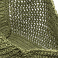 Olivefarbene Bast-Tasche