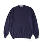 Dunkelblauer Cashmere-Roundneck "Duvet"