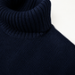 Dunkelblauer Rollkragenpullover von Slowear – Ansicht 2