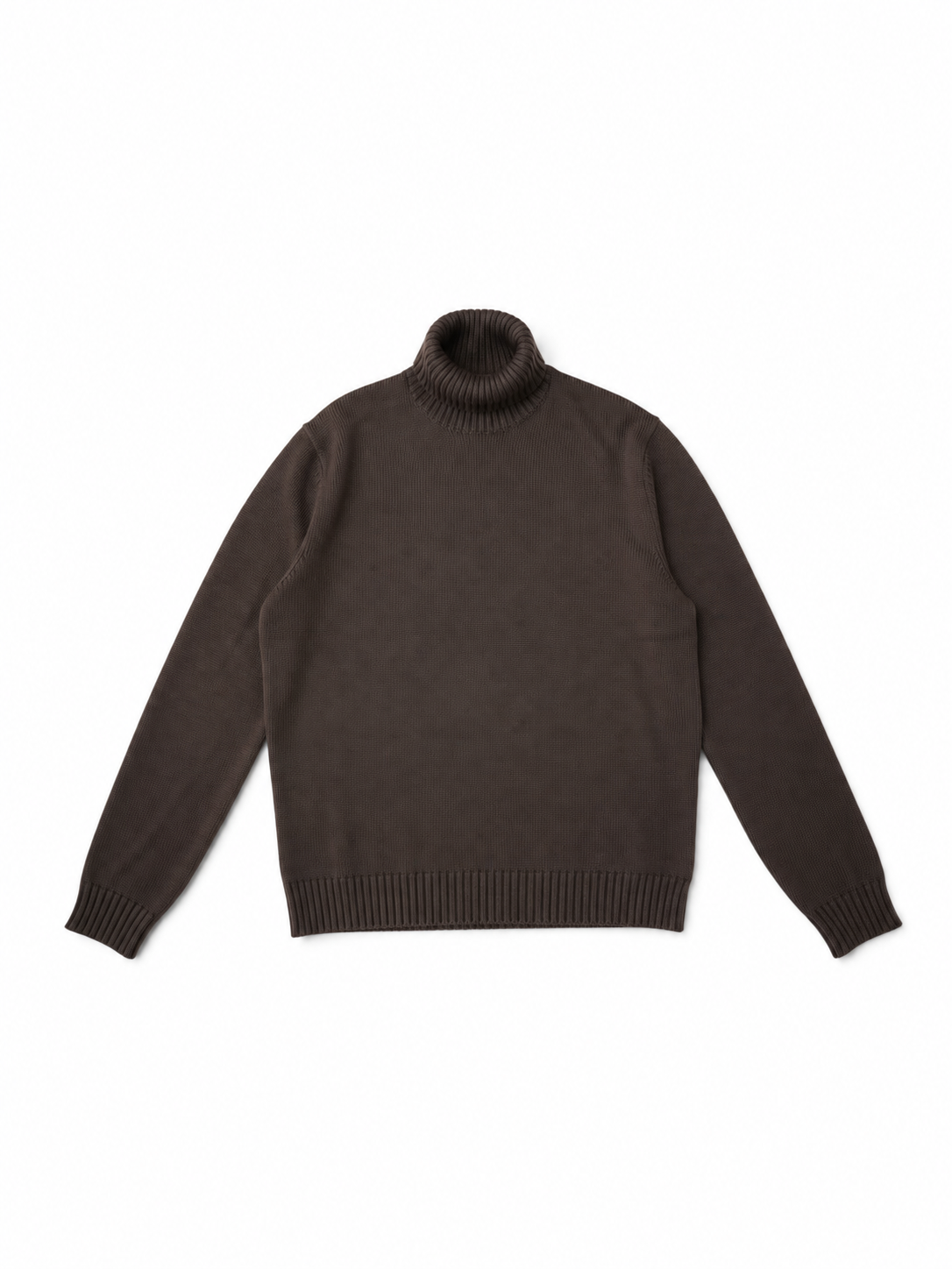 Schokobrauner Rollkragenpullover von Slowear – Ansicht 3