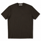 Dunkelbraunes Jersey T-Shirt von Stefan Brandt