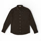 Schokobraunes Jersey-Hemd von Stefan Brandt