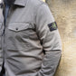 Taupefarbenes Overshirt