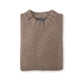 Taupefarbener Cashmere-Pullover