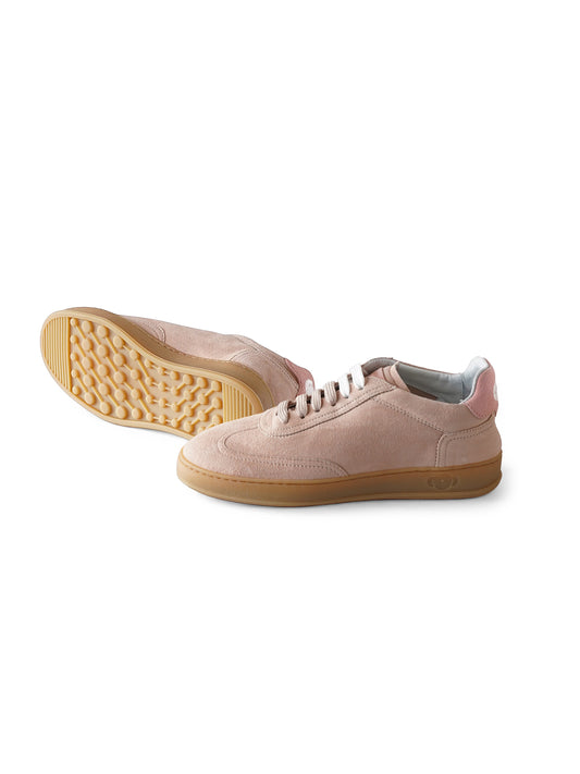 Rosafarbener Velours-Sneaker von Soldini80