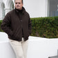 Brown wool blouson