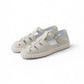 Weiße Sandalette
