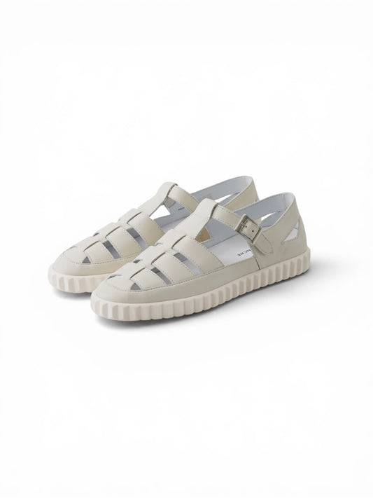 Weiße Sandalette von Voile Blanche