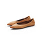 Cognacfarbener Ballerina