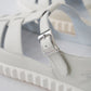 Weiße Sandalette