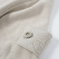 Sandfarbener Roundneck "Ghost Piece" aus Cotton und Cashmere