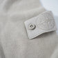 Sandfarbene Strickjacke "Ghost Piece" aus Cotton und Cashmere