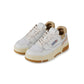 Weißer Autry-Sneaker mit sandfarbenen/silbernen Details "CLC"