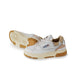 Weißer Autry-Sneaker mit sandfarbenen/silbernen Details "CLC"
