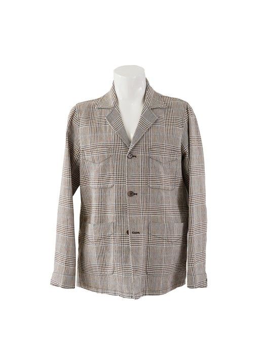 Braun kariertes Overshirt von ASPESI