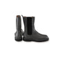 Graue Stiefelette aus softem Leder