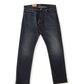 Blaue, gewaschene Jeans