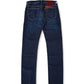 Dunkelblaue Jeans mit dezenter Waschung