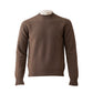 Taupefarbener Cashmere-Roundneck