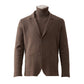 Taupefarbener Cashmere-Strickblazer