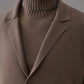 Taupefarbener Cashmere-Strickblazer