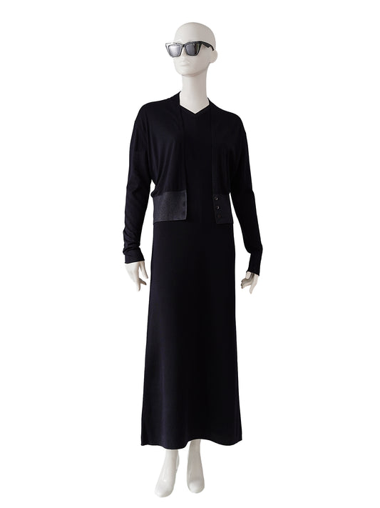Nachtblauer Merino-Cardigan von Dorothee Schumacher